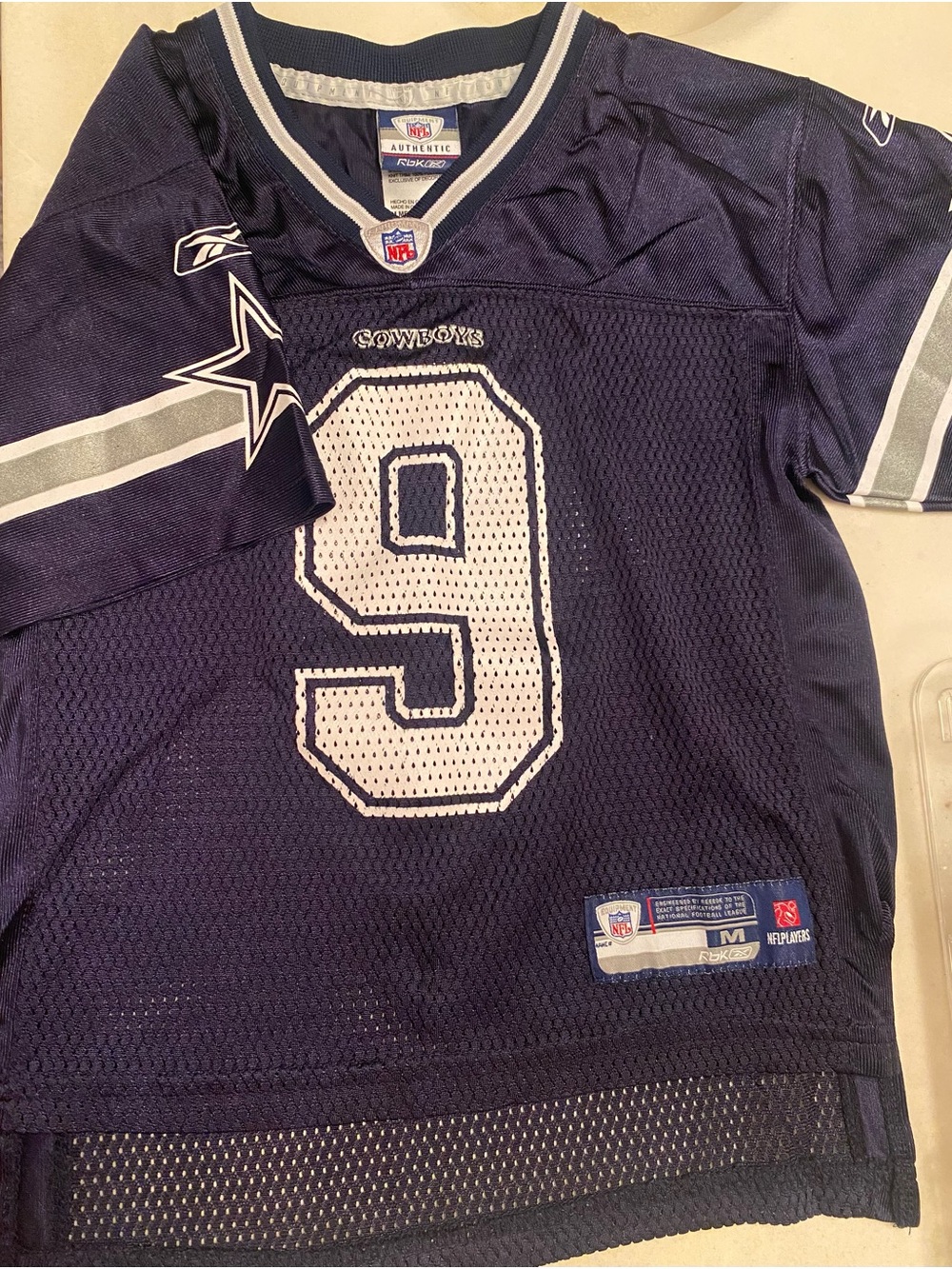 NFL Navy and White Authentic Football Jersey